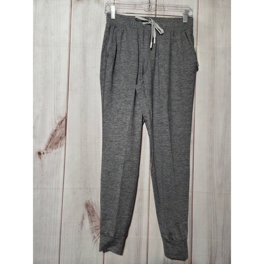 All‎ in Motion Womens Soft Stretch Jogger Heather Gray Mid Rise XS NWT